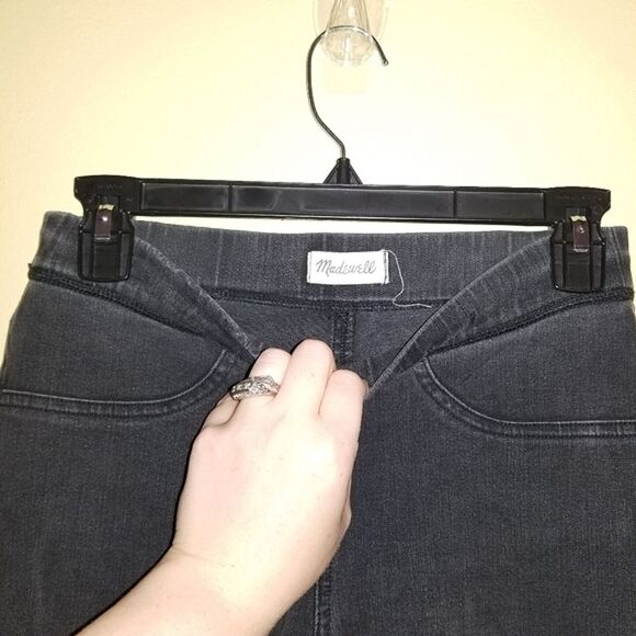 Madewell Black Anywhere Skinny Jeans 27 - Picture 3 of 9